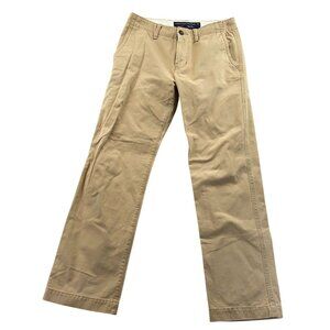 American Eagle Outfitters Mens Pants 30X34 Tan Relaxed Fit Khaki Chino Casual
